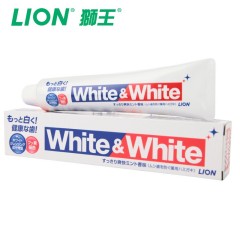 LION/狮王 WHITE&WHITE特效美白牙膏  150G 有白标[1件装]